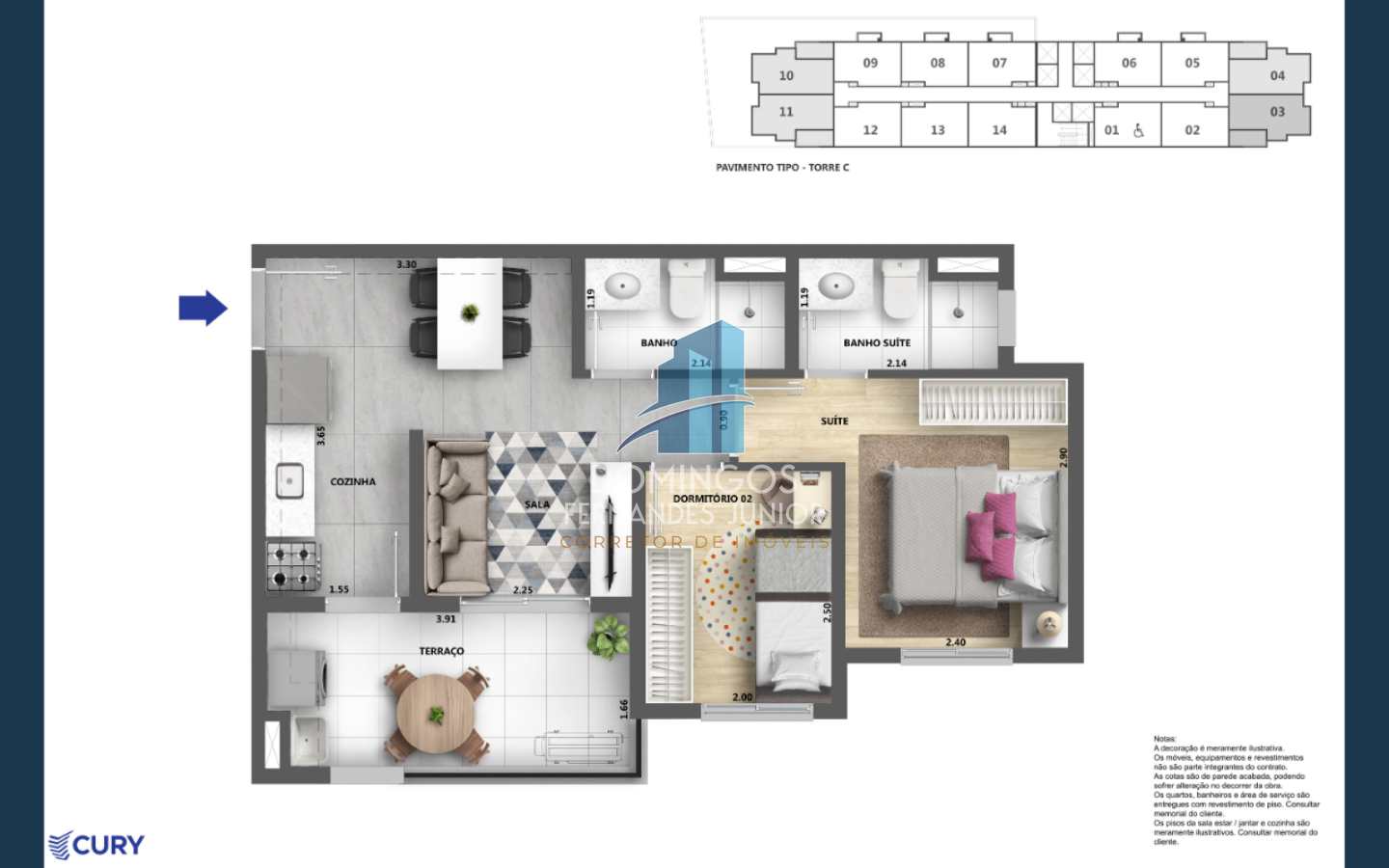 Apartamento à venda com 1 quarto, 34m² - Foto 20