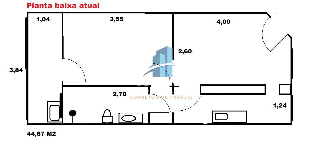 Apartamento à venda com 1 quarto, 44m² - Foto 15