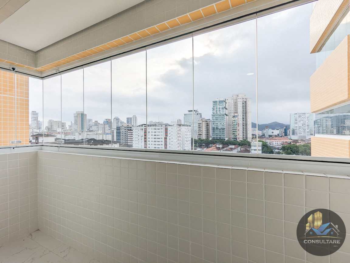 Apartamento 2 dorms, Boqueirão, Santos-R$849 mil,Cod:24456 FSM