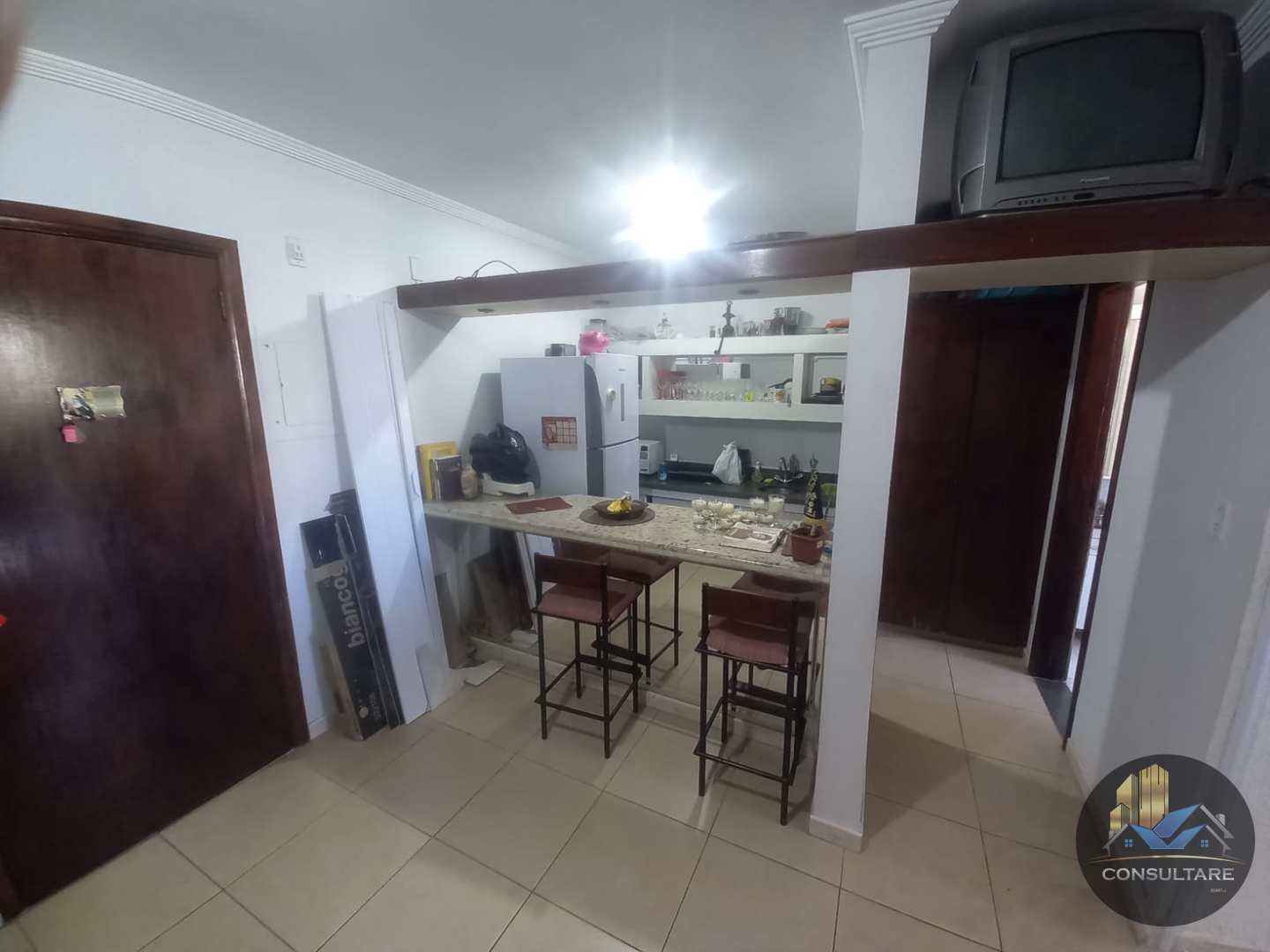 Apartamento1 dorm, Centro, São Vicente-R$110 mil,Cod:24473 FSM