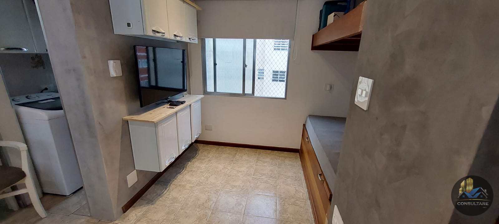 Apartamento com 1 dorm, Gonzaga, Santos -  Cod: 25109 RCL