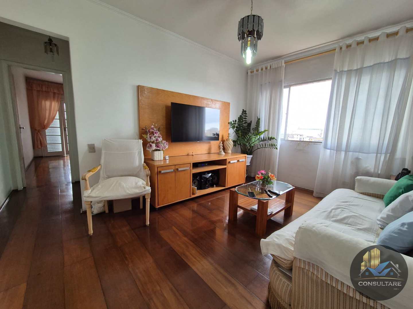 Apartamento com 1 dorm, Embaré, Santos-R$375 mil,Cod: 25143 FSM