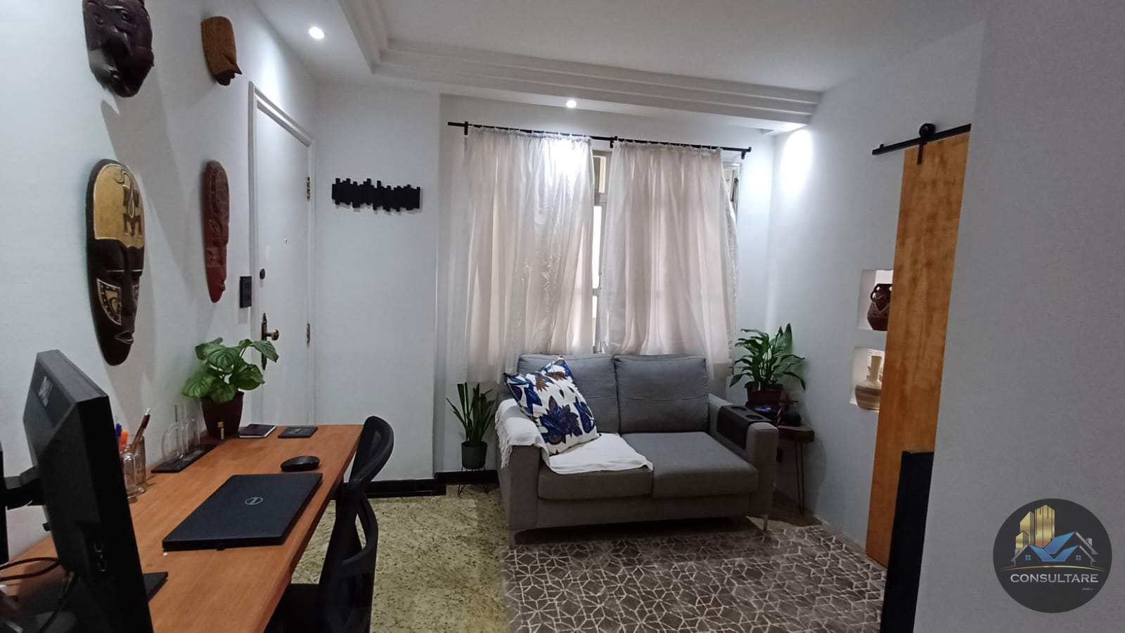 Apartamento com 1 dorm, Ponta da Praia, Santos - R$ 435 mil, Cod: 25433