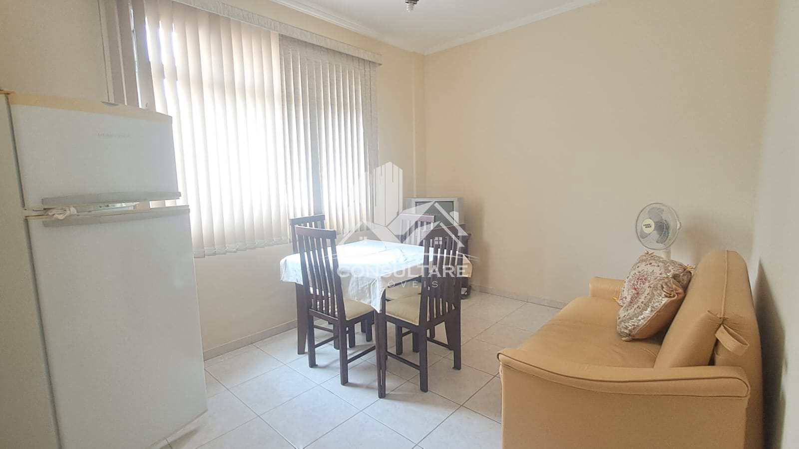 Apartamento com 1 quarto, Gonzaga, Santos - R$ 330 mil, Cod: 26600