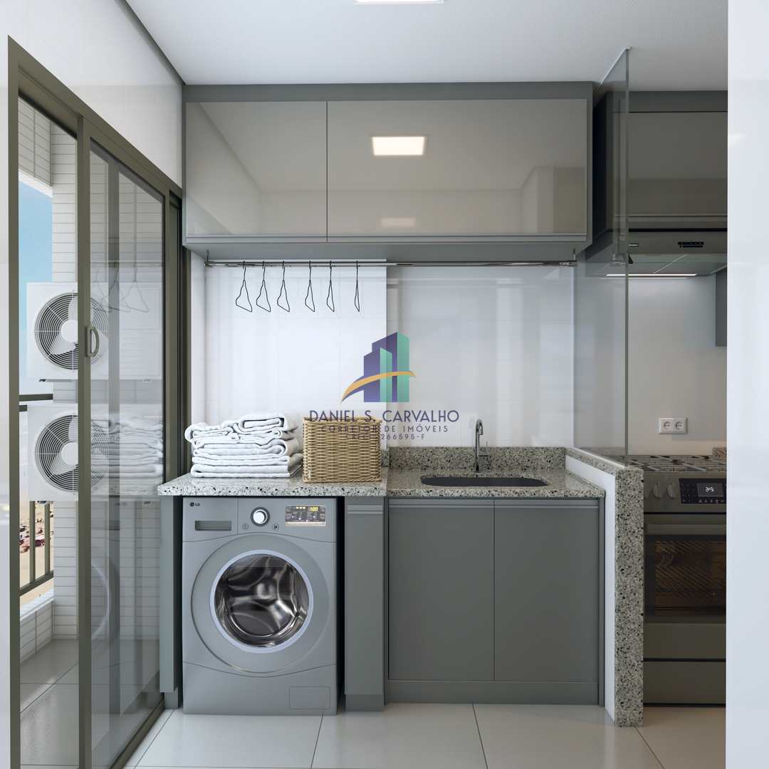 Apartamento com 2 dorms, Canto do Forte, Praia Grande - R$ 415 mil, Cod: 437
