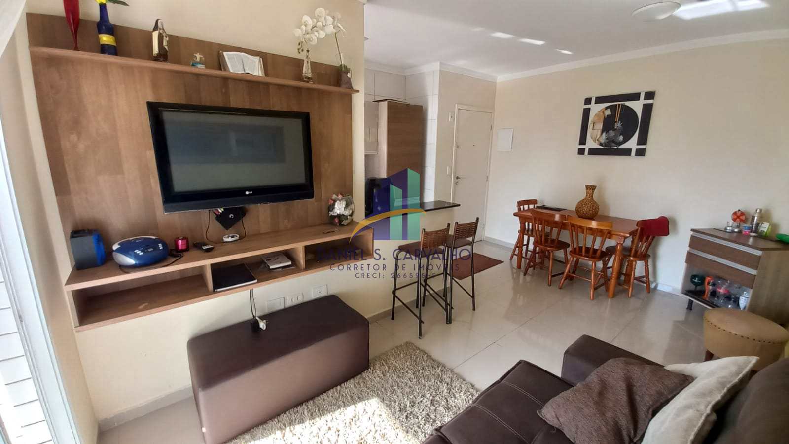 Apartamento com 1 dorm, Mirim, Praia Grande - R$ 260 mil, Cod: 490