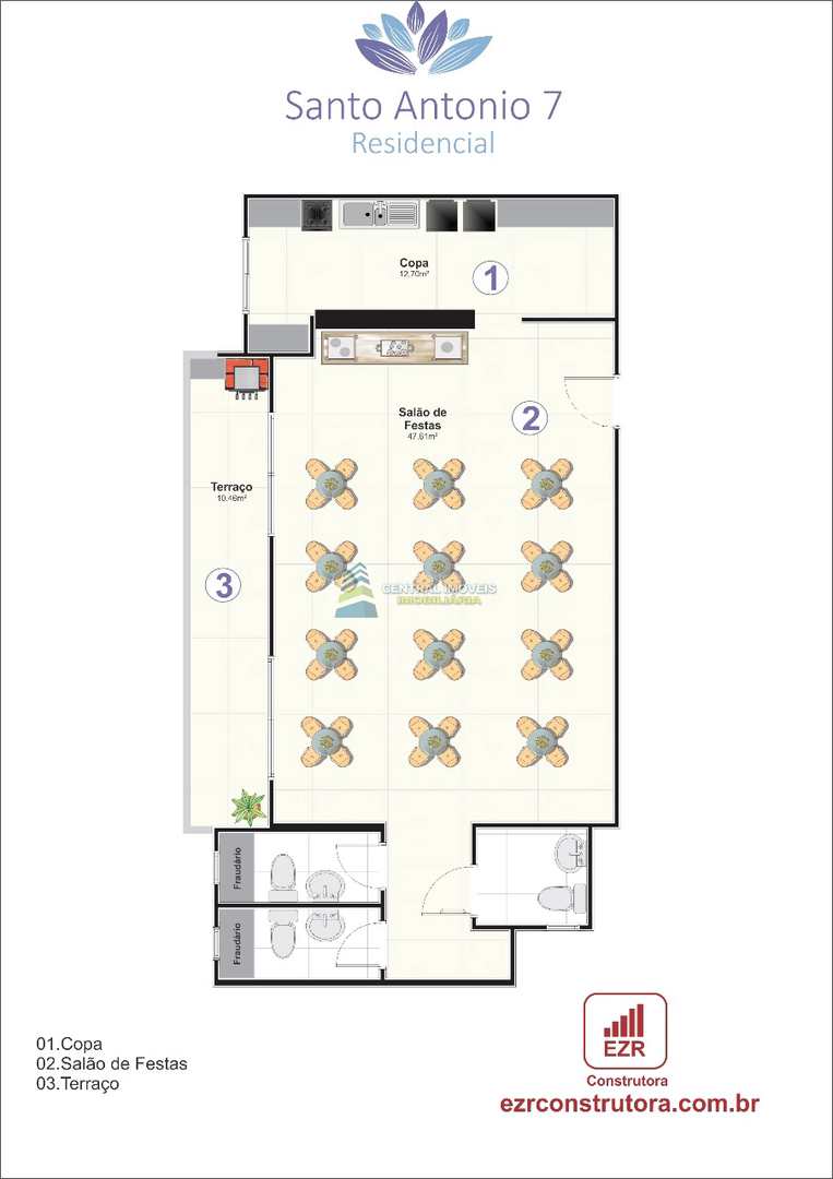 Apartamento à venda com 2 quartos, 63m² - Foto 7