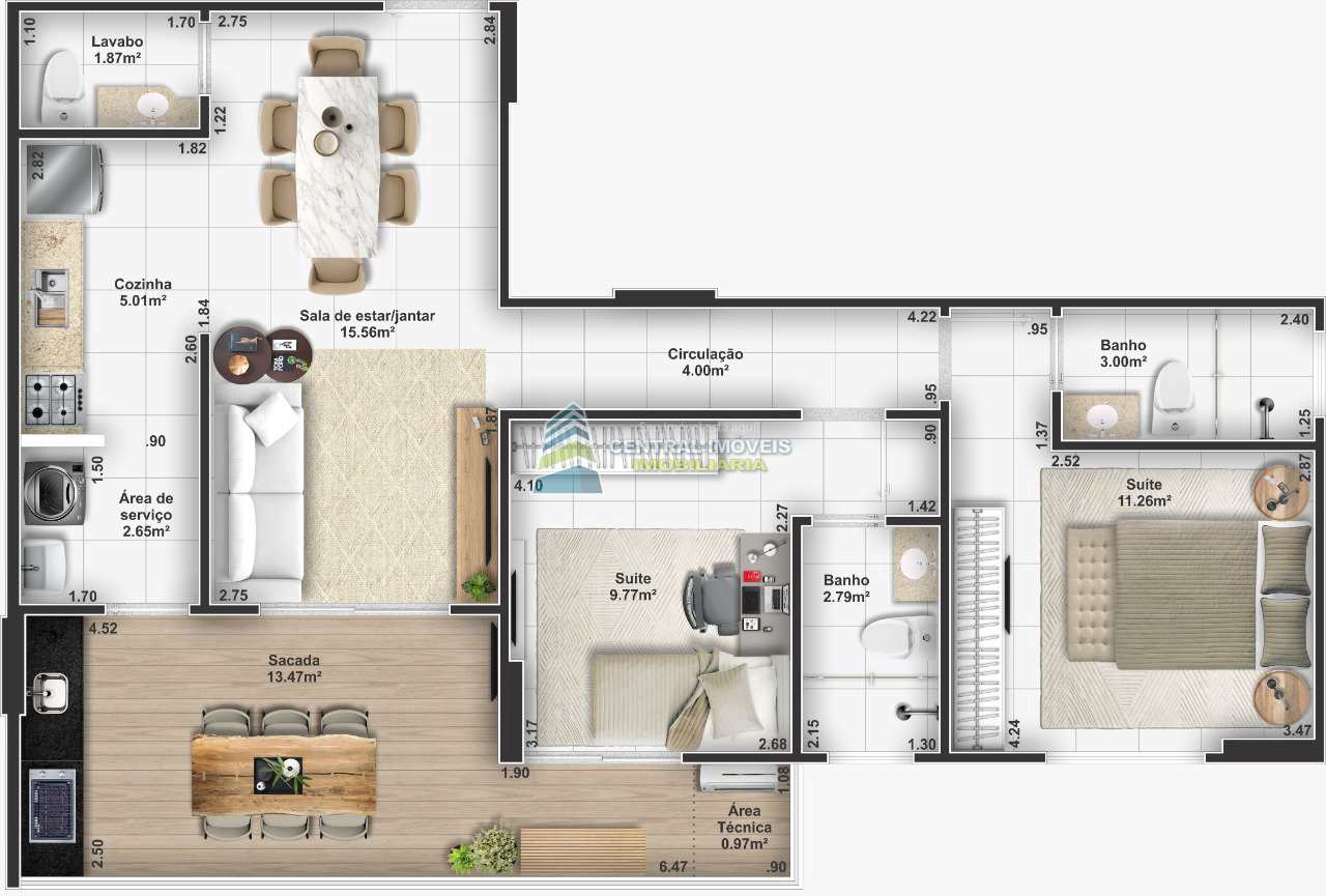 Apartamento à venda com 2 quartos, 73m² - Foto 27