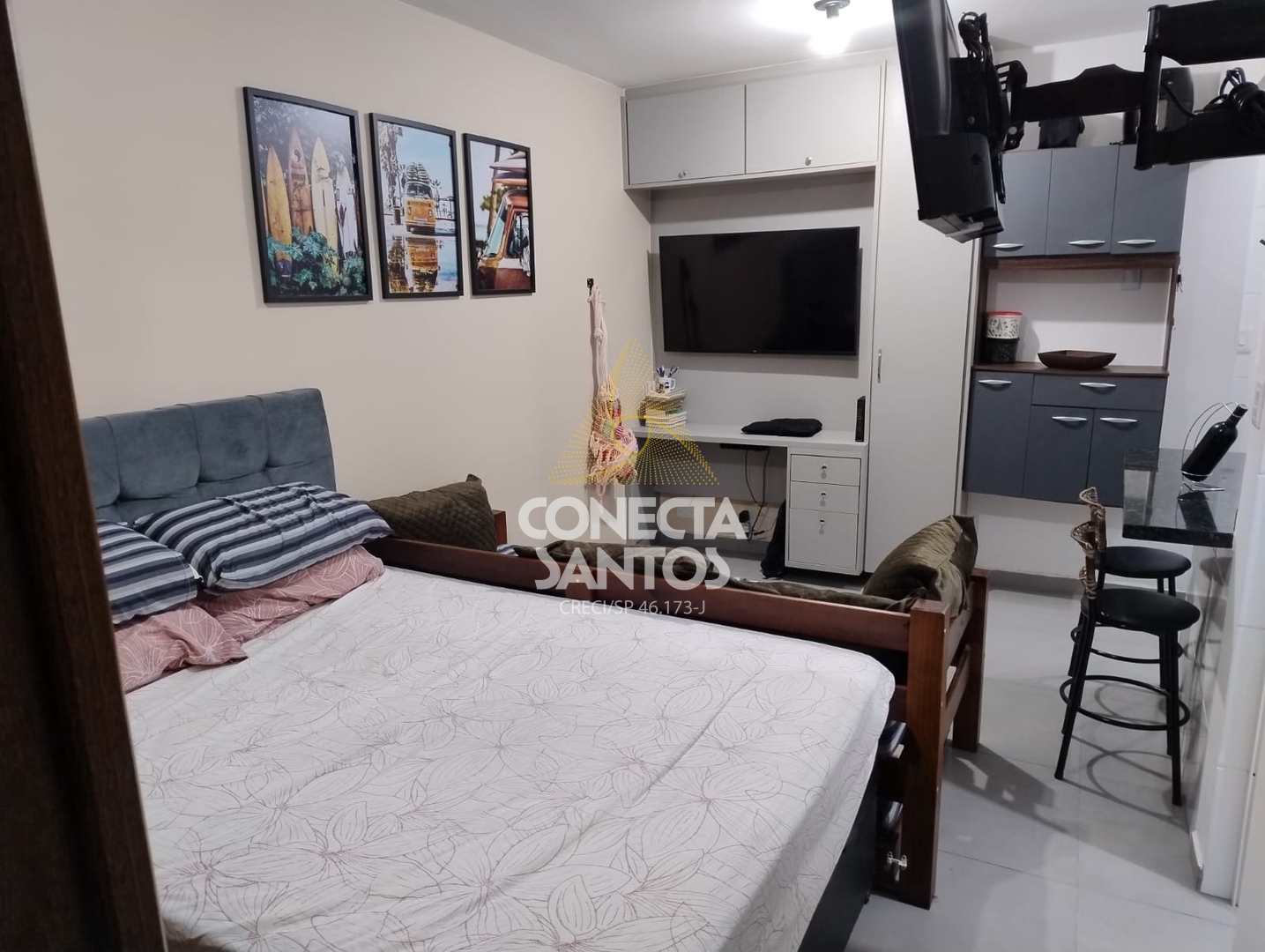 Kitnet e Studio à venda com 1 quarto, 34m² - Foto 2