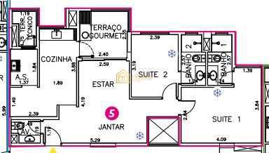 Apartamento à venda com 3 quartos, 93m² - Foto 14