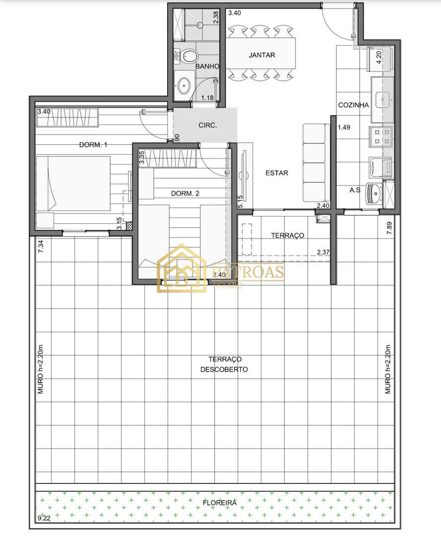 Apartamento à venda com 2 quartos, 110m² - Foto 16