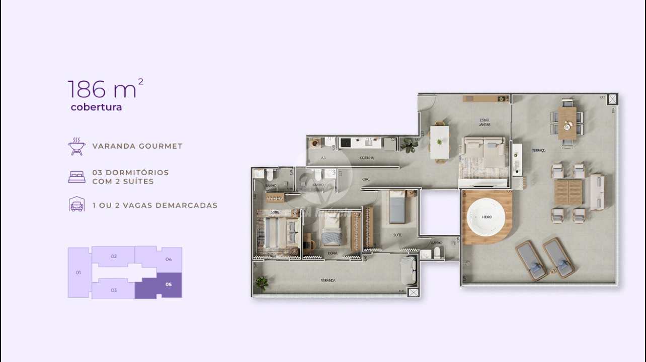 Apartamento à venda com 3 quartos, 105m² - Foto 20
