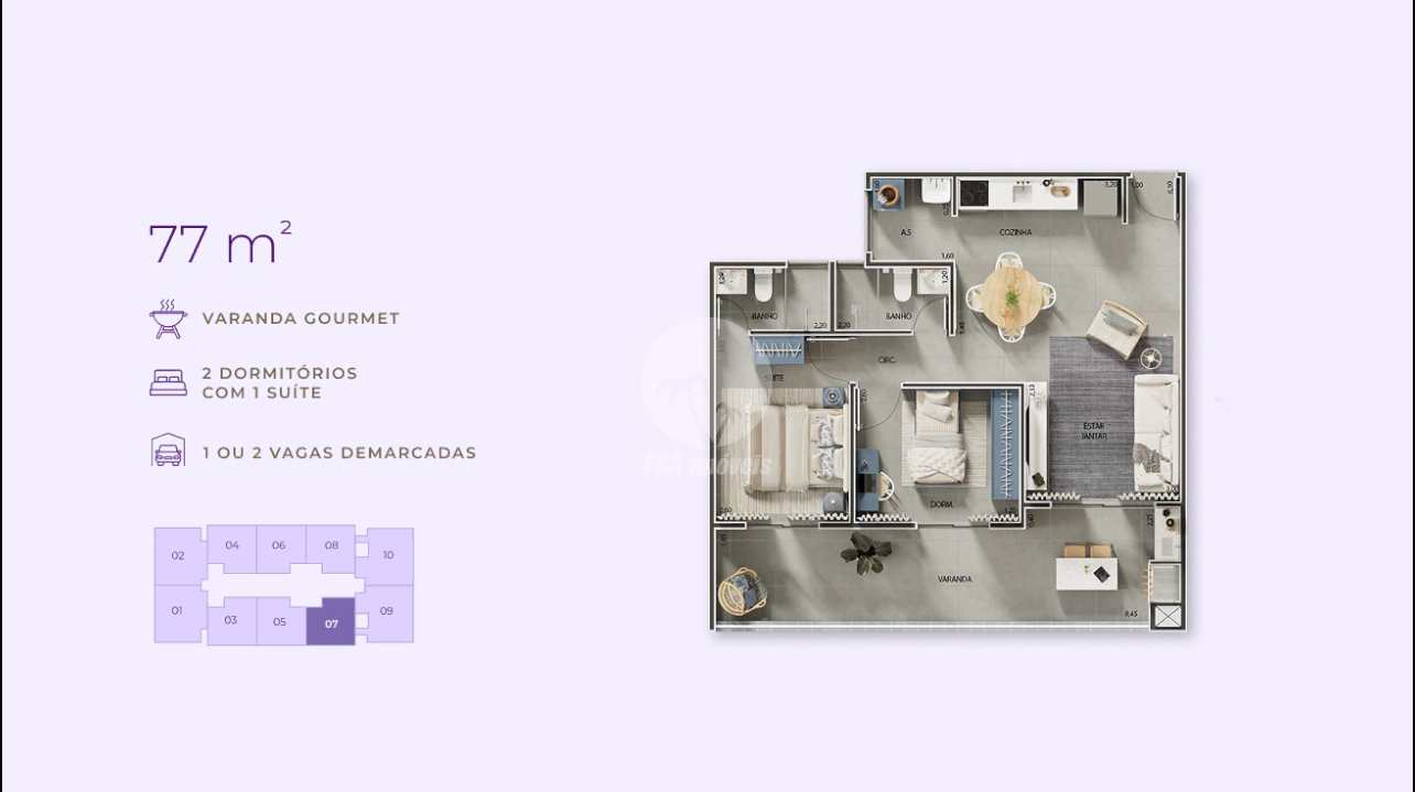 Apartamento à venda com 3 quartos, 105m² - Foto 18