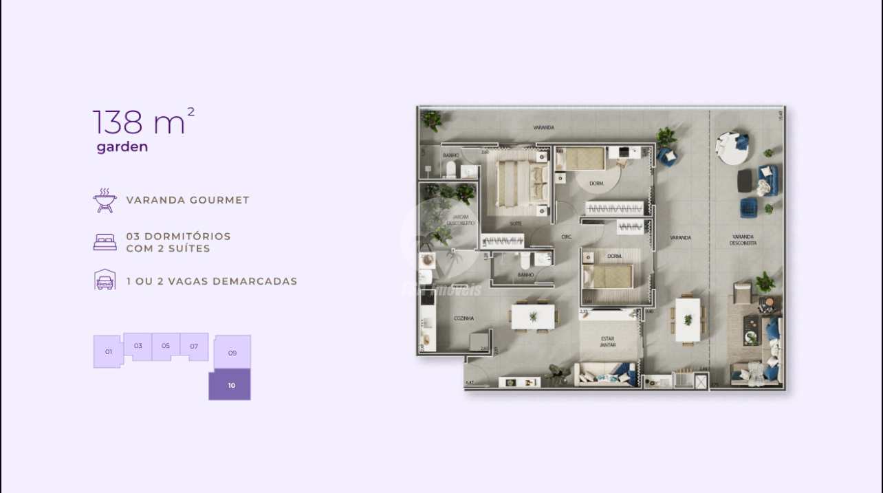 Apartamento à venda com 3 quartos, 105m² - Foto 17
