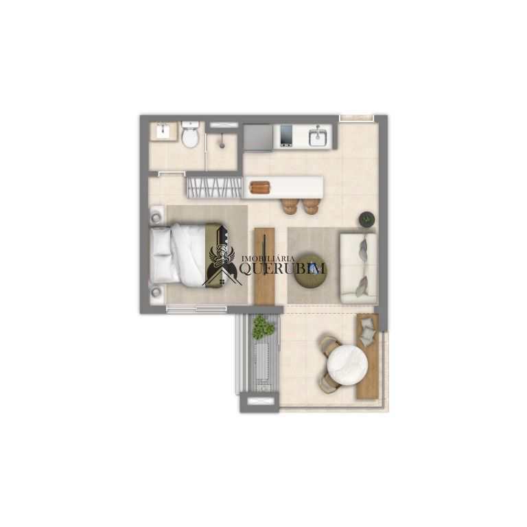 Flat/Apart Hotel à venda com 1 quarto, 37m² - Foto 3