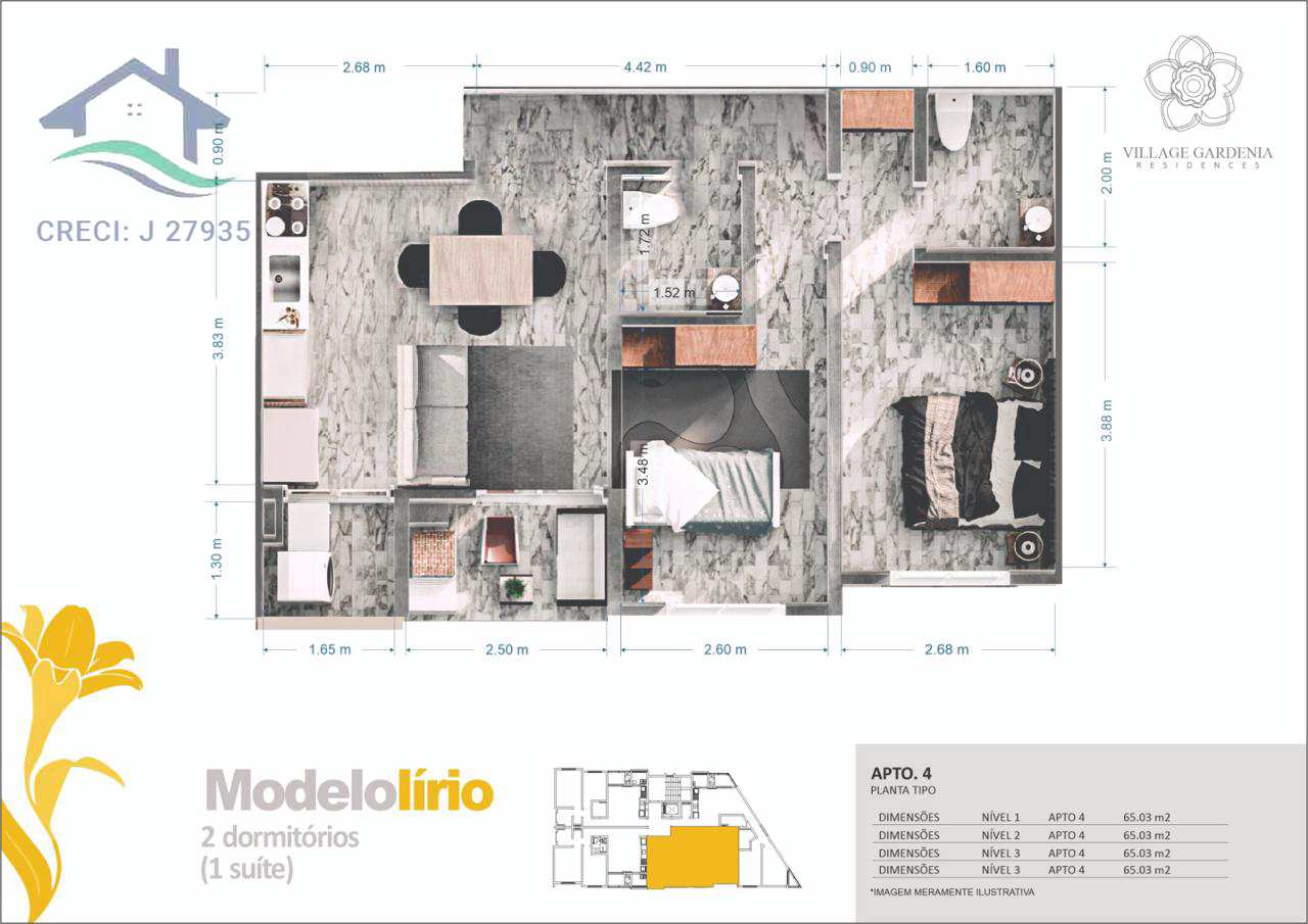 Apartamento à venda com 2 quartos, 65m² - Foto 27