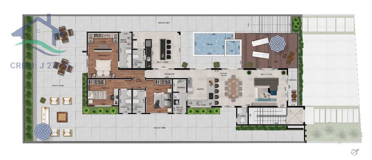 Casa de Condomínio à venda com 3 quartos, 232m² - Foto 15