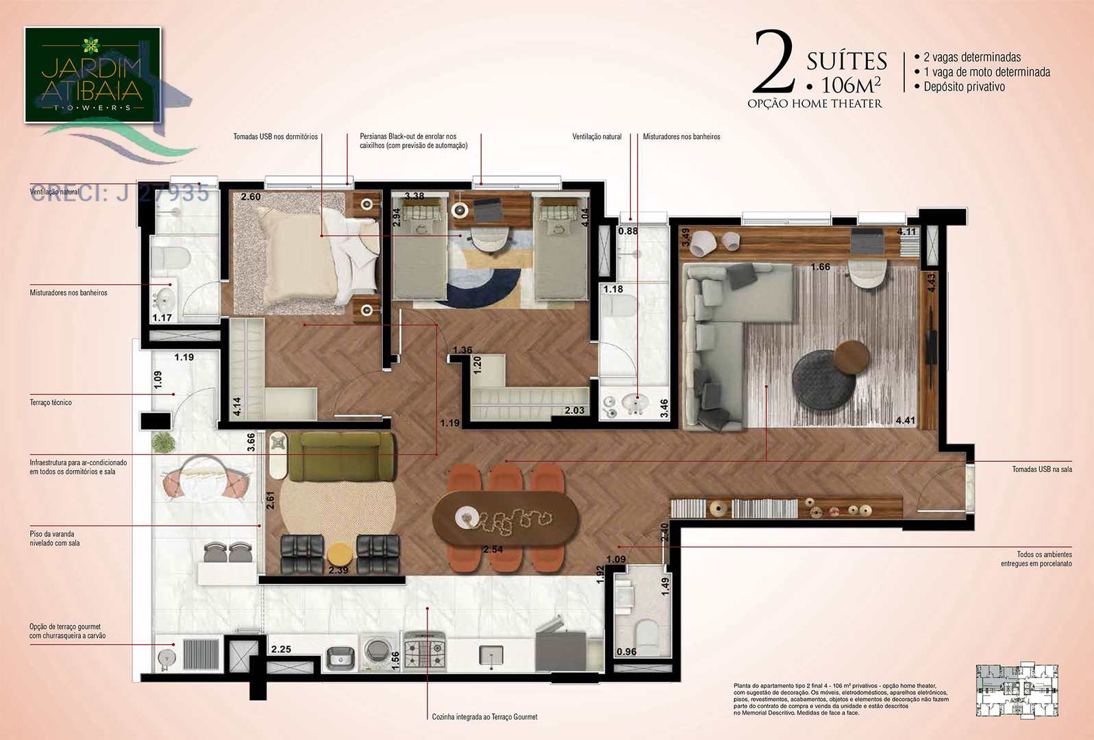 Apartamento à venda com 2 quartos, 68m² - Foto 27