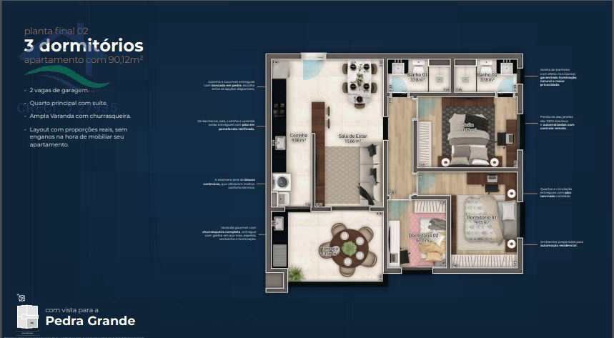 Apartamento à venda com 3 quartos, 89m² - Foto 19