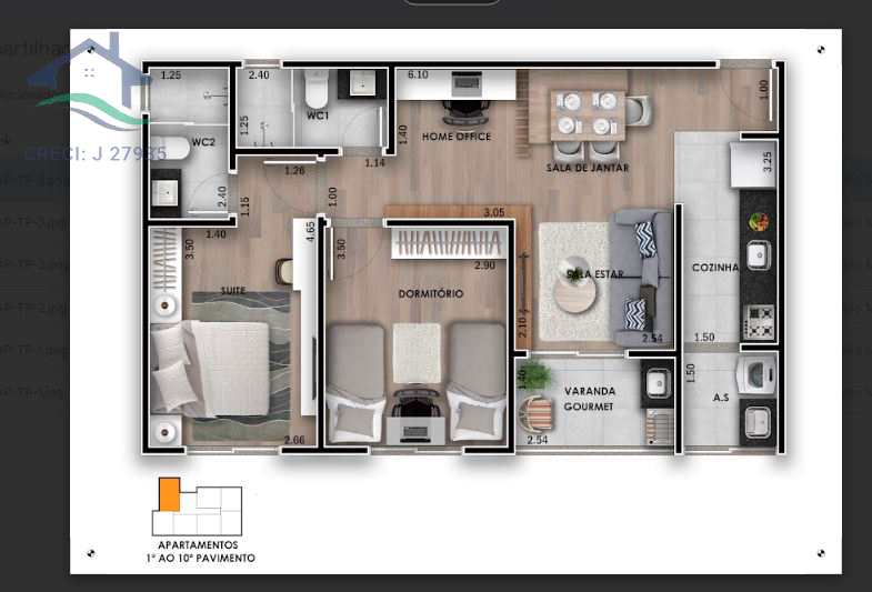 Apartamento à venda com 2 quartos, 66m² - Foto 54