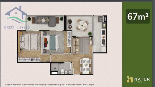 Apartamento à venda com 2 quartos, 56m² - Foto 30