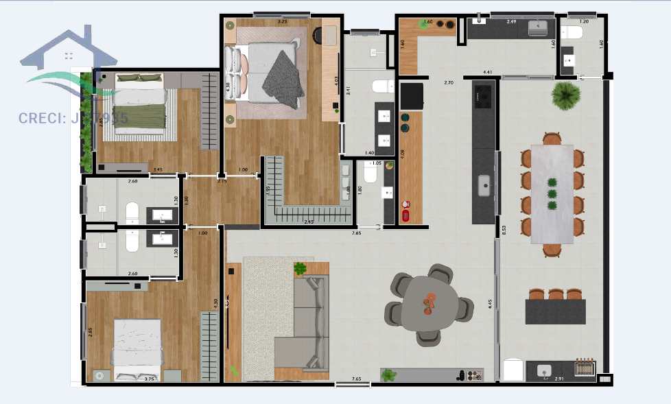 Apartamento à venda com 3 quartos, 148m² - Foto 19