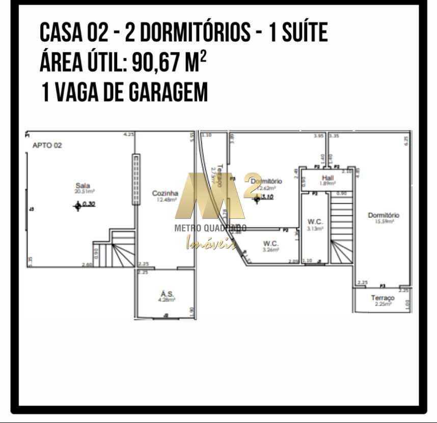 Casa de Condomínio à venda com 2 quartos, 58m² - Foto 19