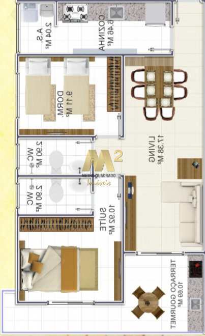 Apartamento à venda com 2 quartos, 73m² - Foto 24