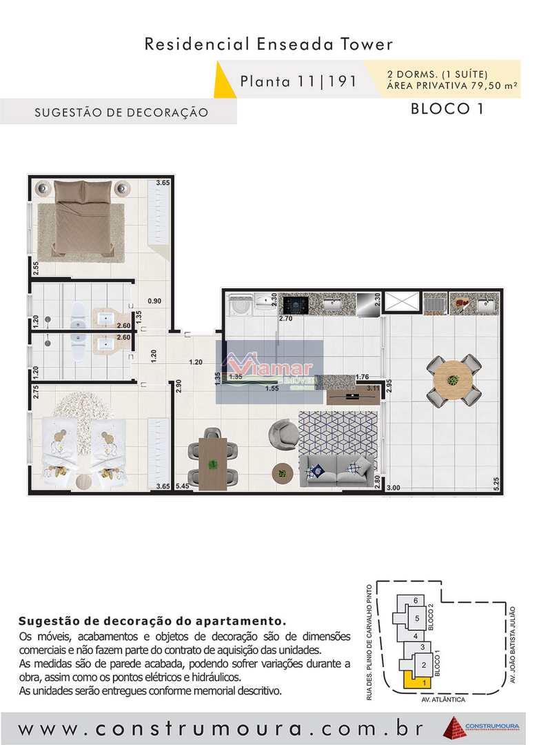 Apartamento à venda com 2 quartos, 79m² - Foto 4