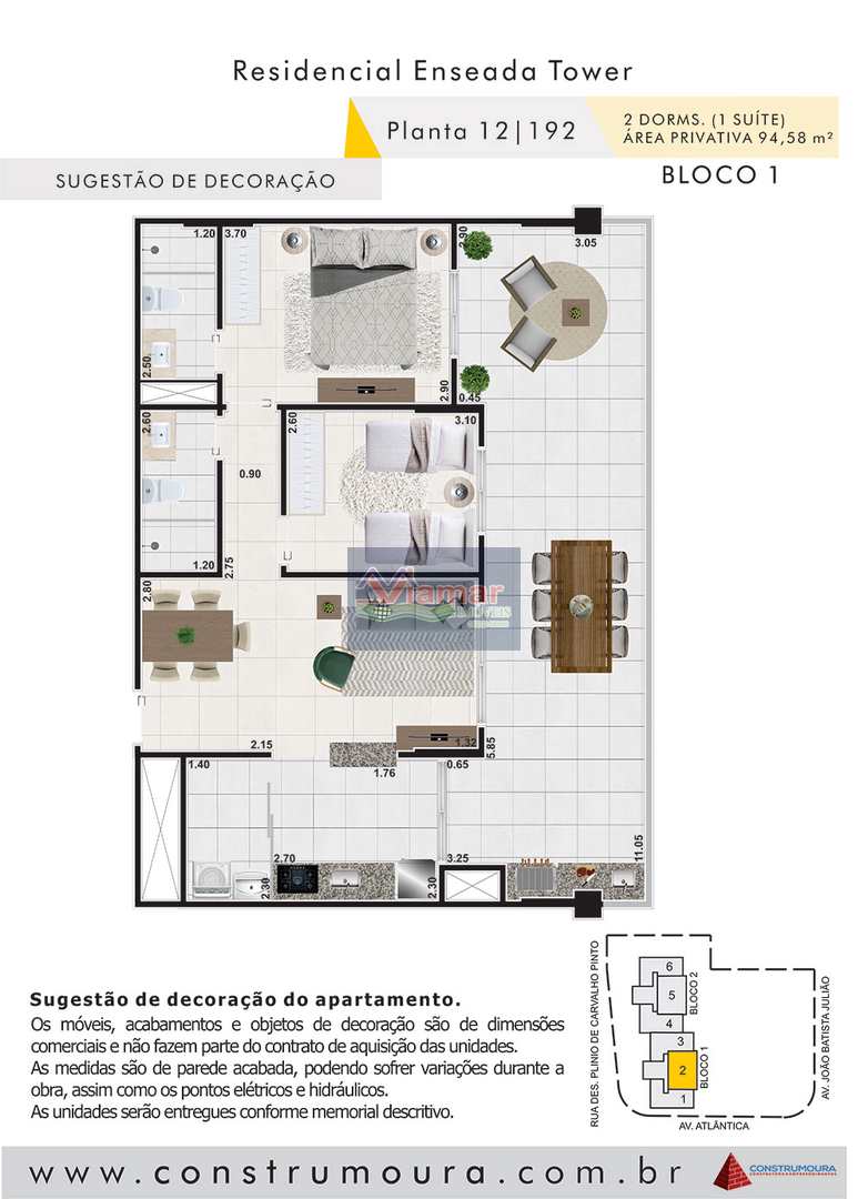 Apartamento à venda com 2 quartos, 79m² - Foto 5