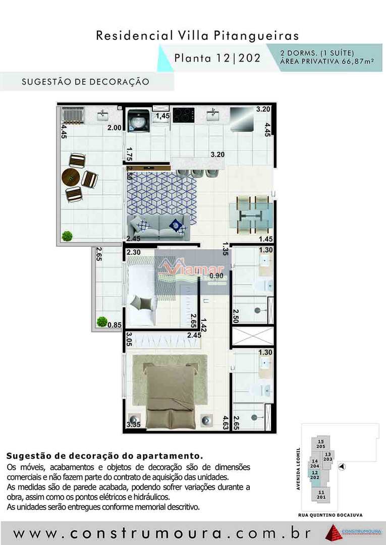 Apartamento à venda com 2 quartos, 66m² - Foto 5