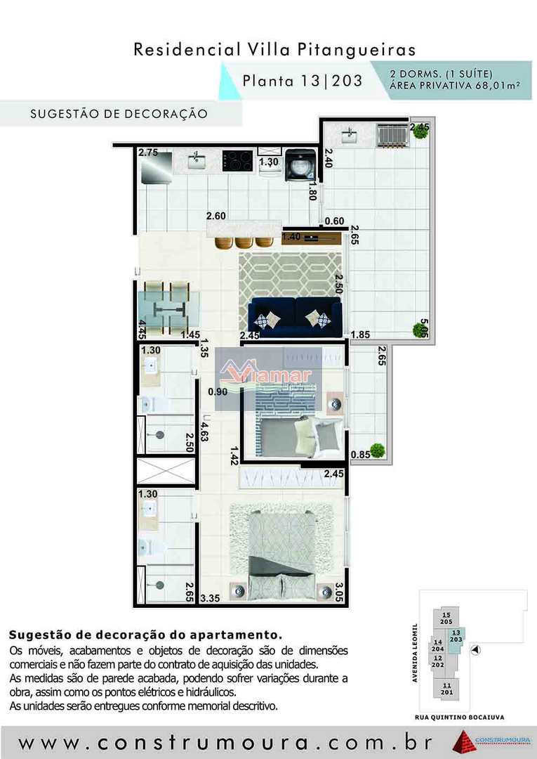 Apartamento à venda com 2 quartos, 66m² - Foto 7