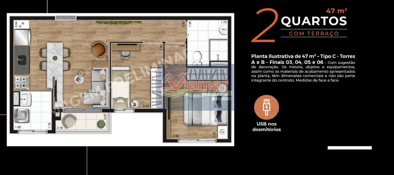 Apartamento à venda com 2 quartos, 55m² - Foto 31