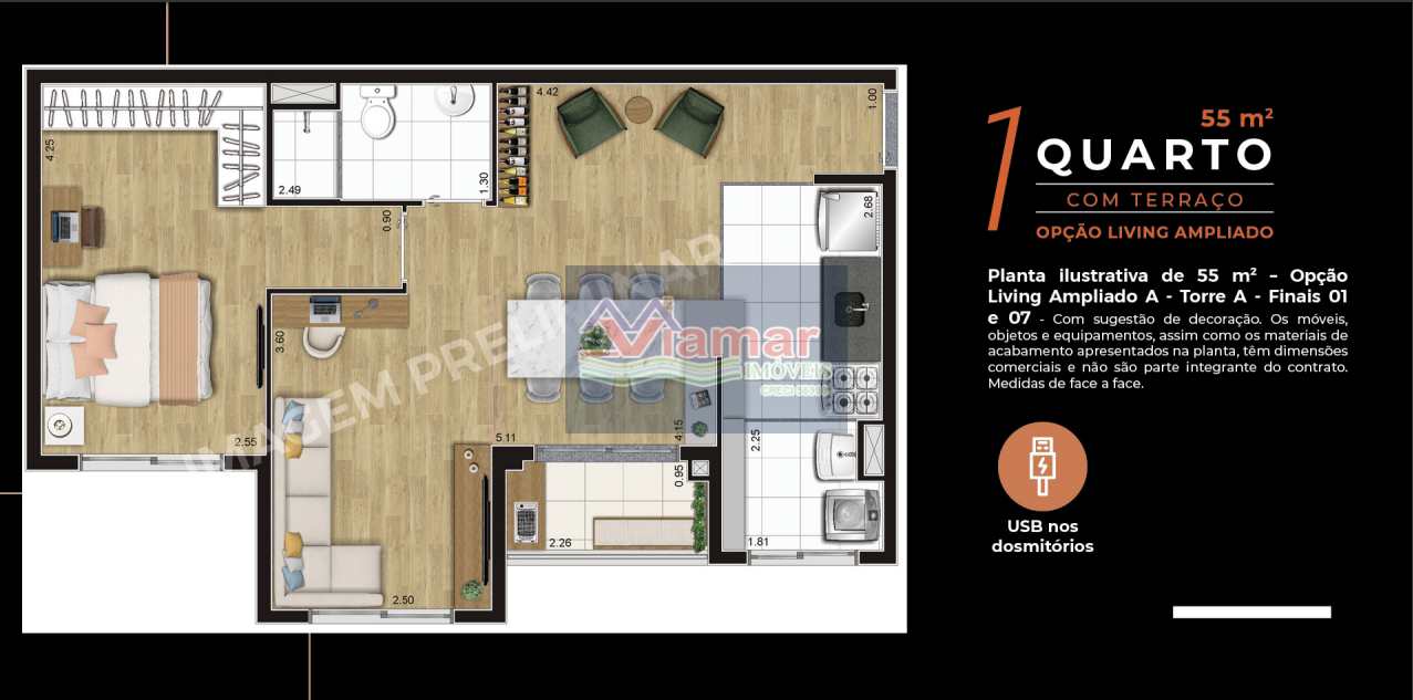 Apartamento à venda com 2 quartos, 55m² - Foto 29