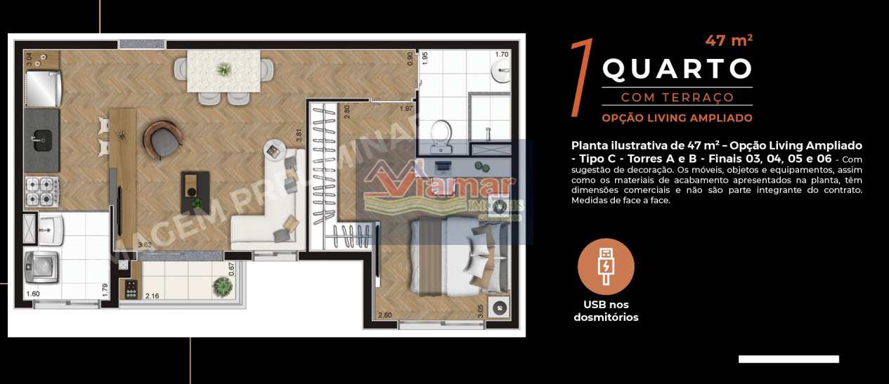 Apartamento à venda com 2 quartos, 55m² - Foto 30