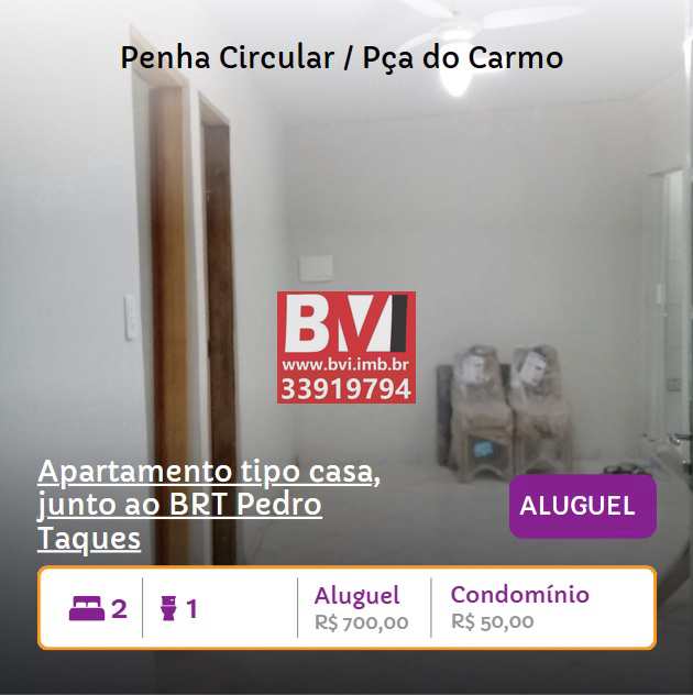 Apartamento para alugar com 3 quartos, 50m² - Foto 1