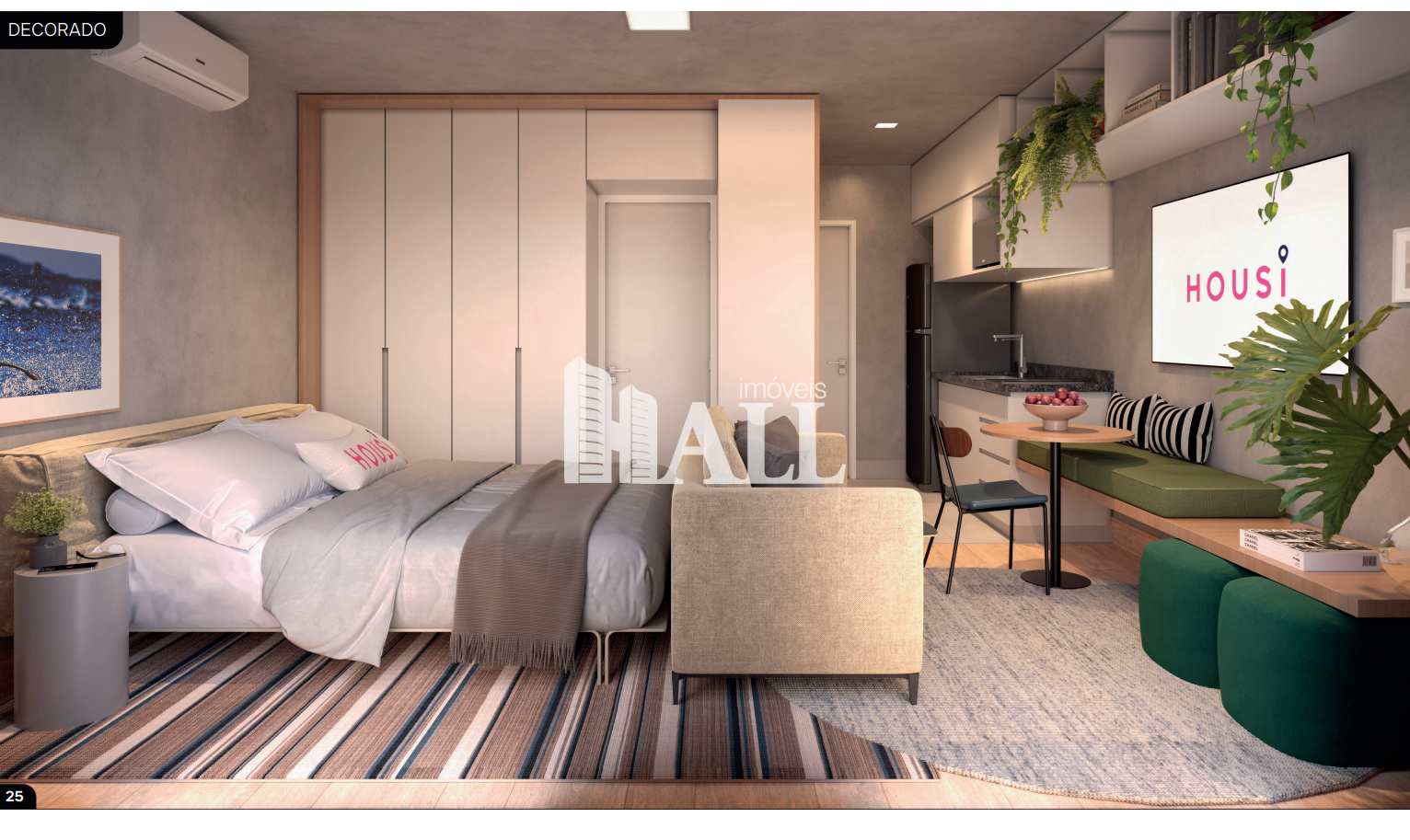 Apartamento à venda com 1 quarto, 31m² - Foto 6