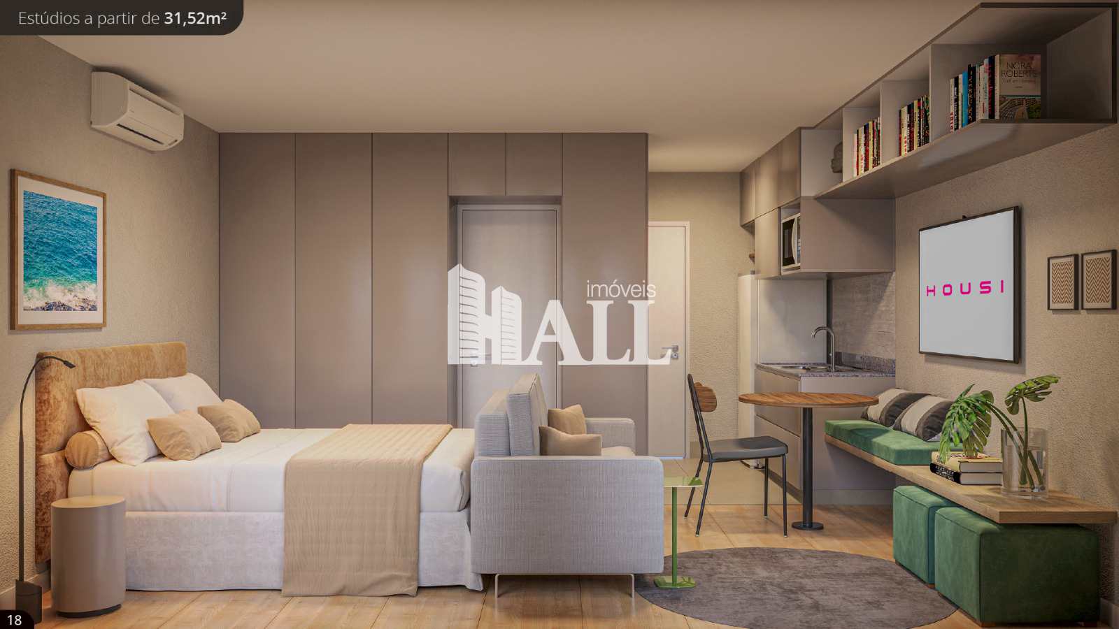 Apartamento à venda com 1 quarto, 31m² - Foto 5