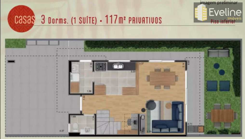 Casa de Condomínio à venda com 3 quartos, 117m² - Foto 5