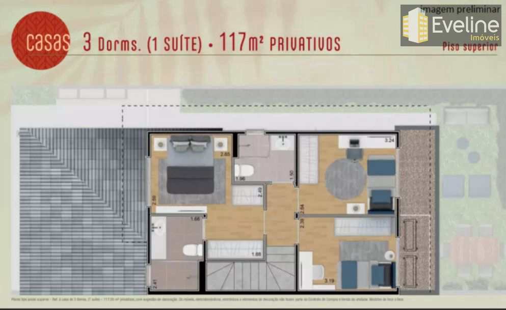 Casa de Condomínio à venda com 3 quartos, 117m² - Foto 4