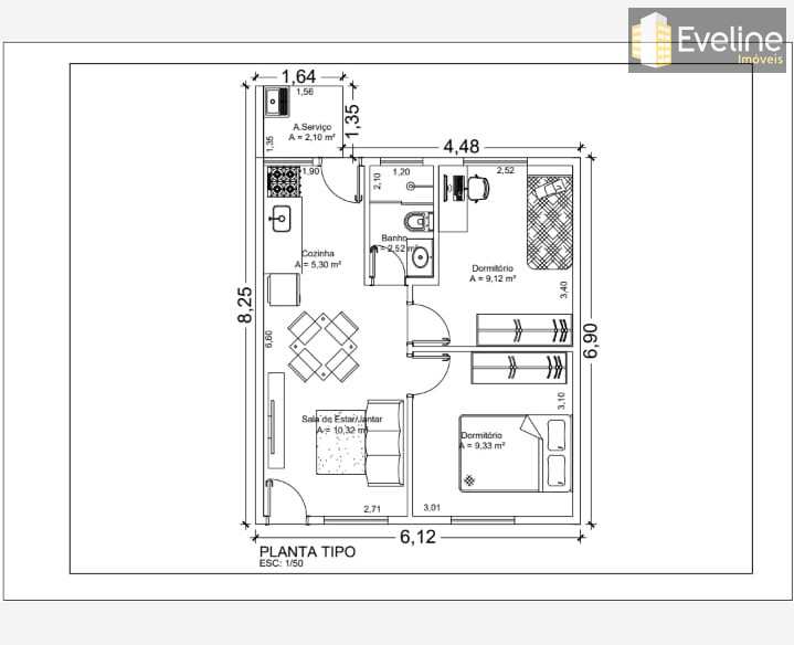 Casa à venda com 2 quartos, 50m² - Foto 8