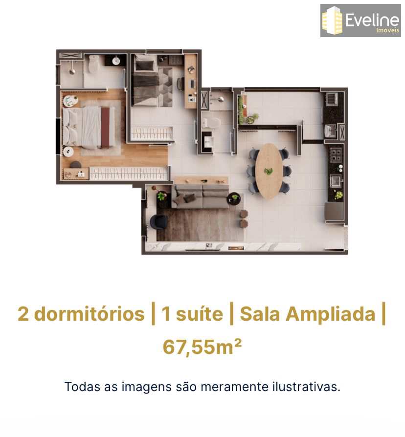 Apartamento à venda com 2 quartos, 55m² - Foto 12