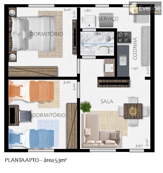 Apartamento à venda com 2 quartos - Foto 26