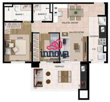 Apartamento à venda com 2 quartos, 68m² - Foto 20