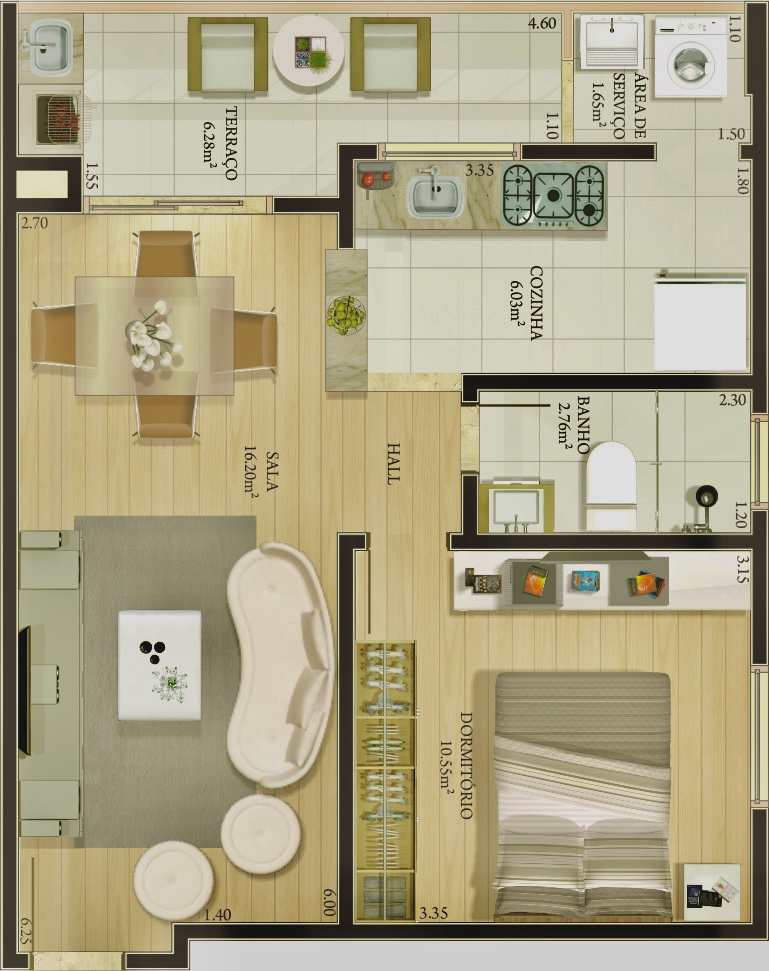 Apartamento à venda com 1 quarto, 52m² - Foto 26