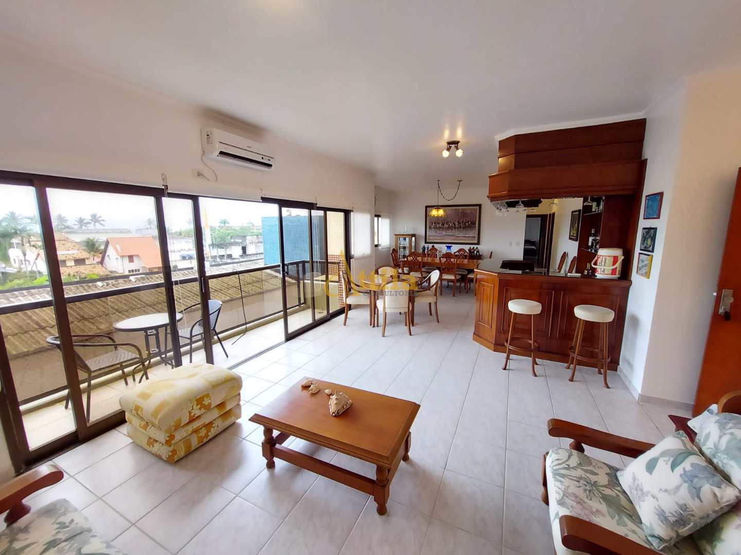 Apto 200mts praia, 4 dorms., 2 vagas, lazer, Enseada