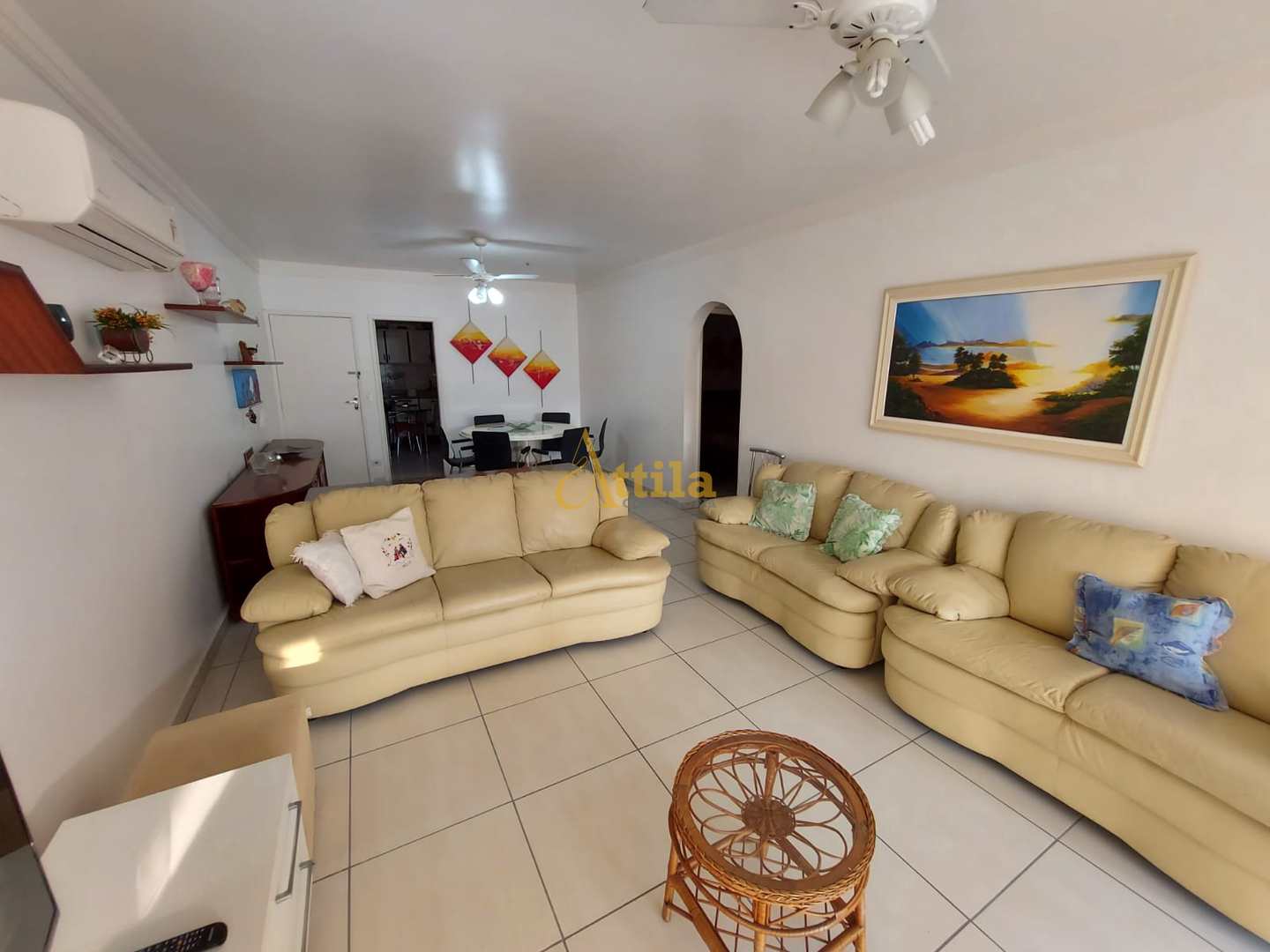 Apto 200mts praia, 4 dorms., 2 vaga, Enseada