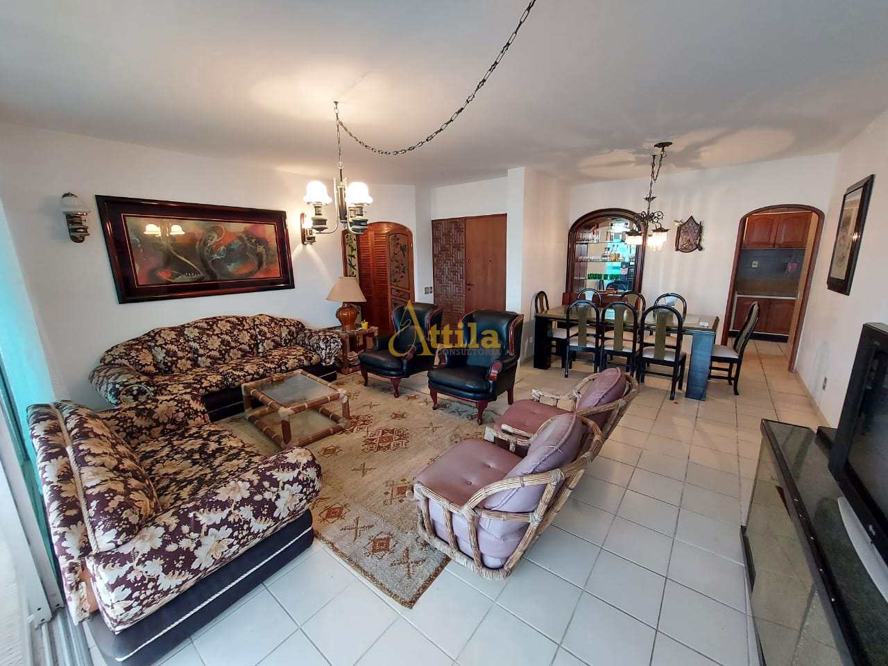 Apto vista mar, 4 dorms., 2 vagas, Enseada