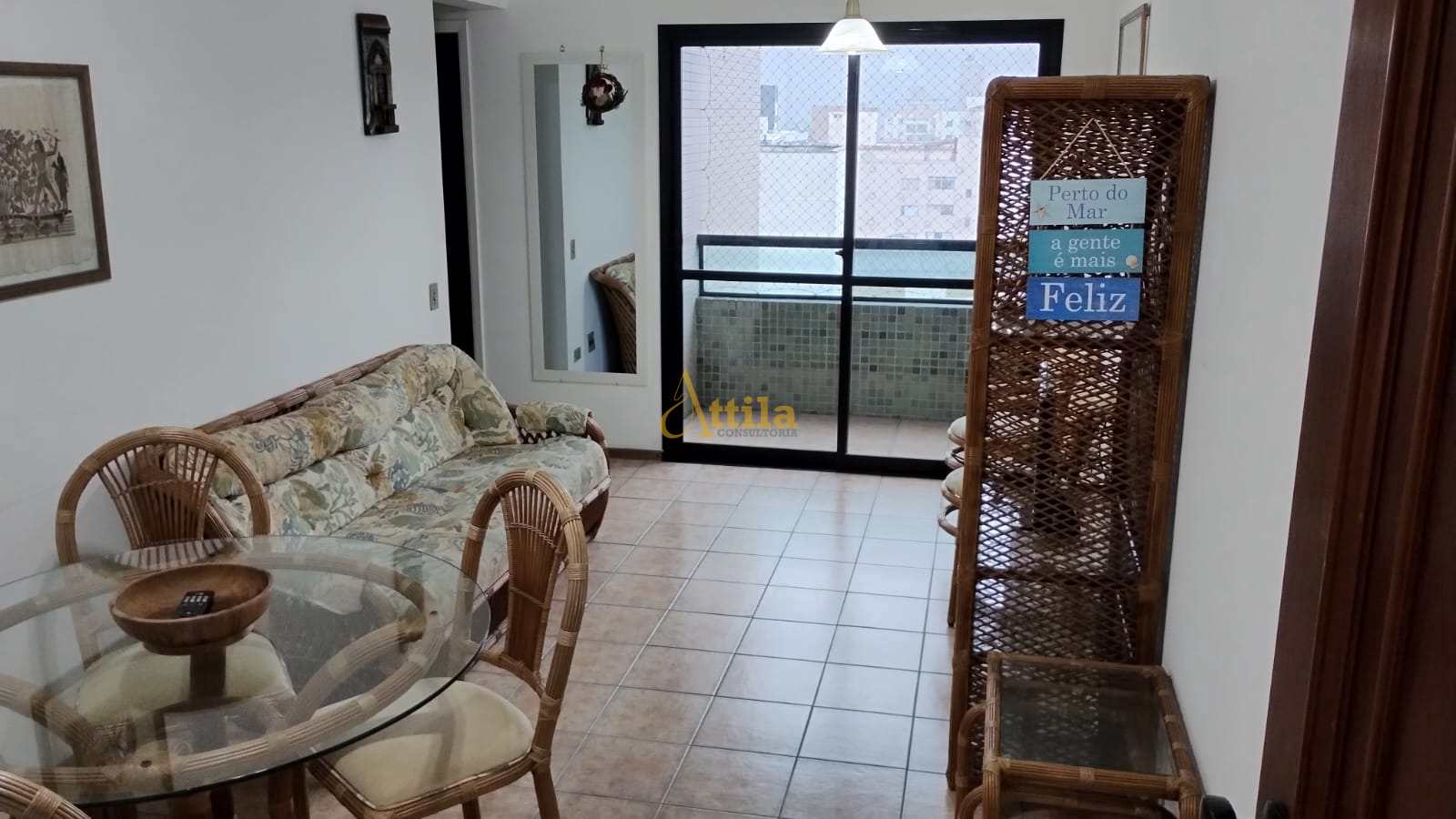 Apto 2 dorms., sacada, lazer, 1 vaga, Enseada