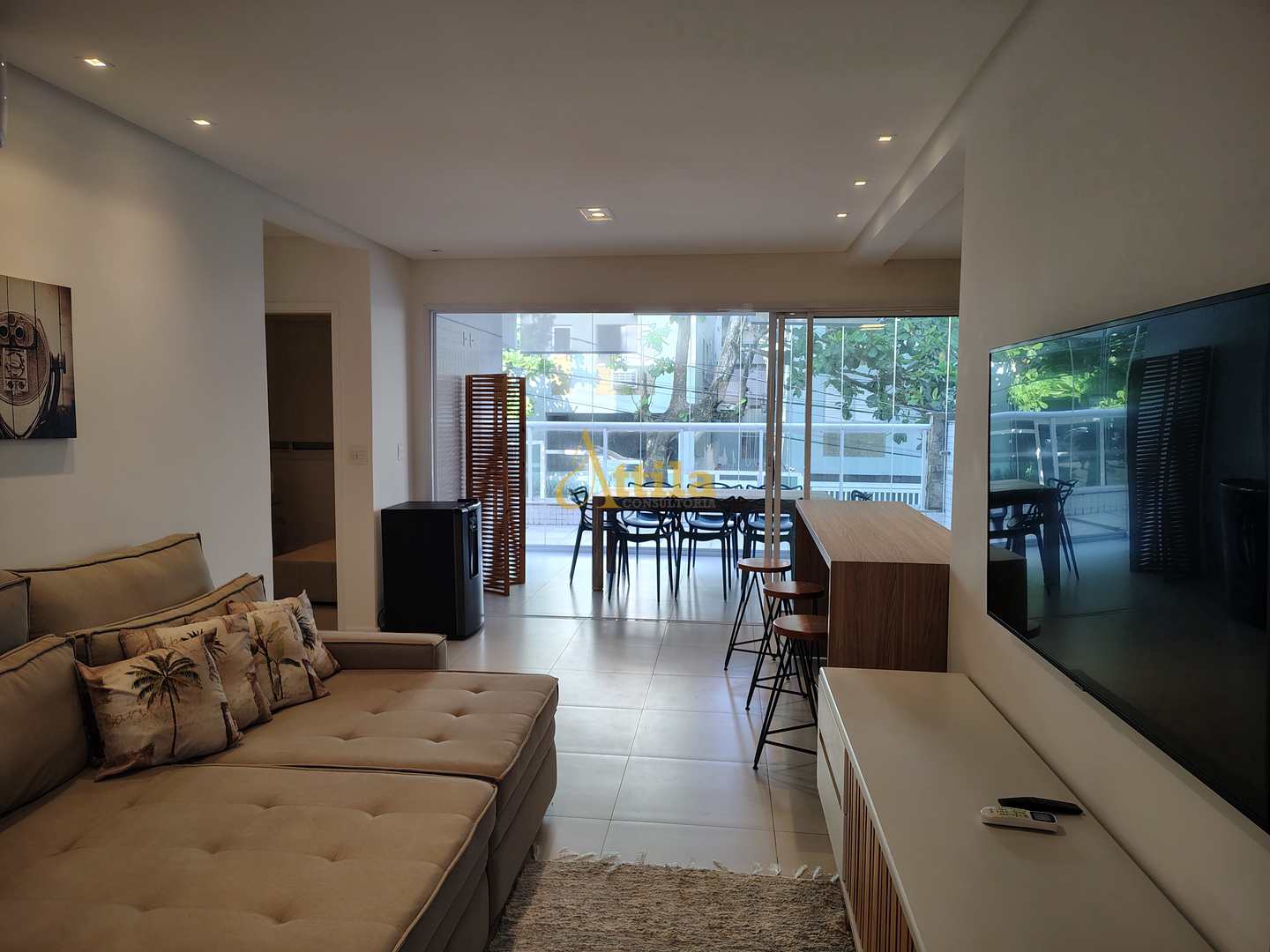 Apto 2 dorms., varanda gourmet, 2 vagas, Tombo